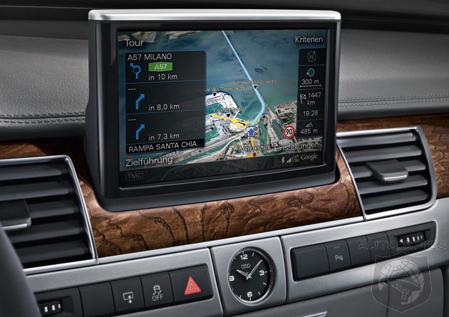 Audi 2011 A8 Will be The First Vehicle On the Road With Google Maps Navigation